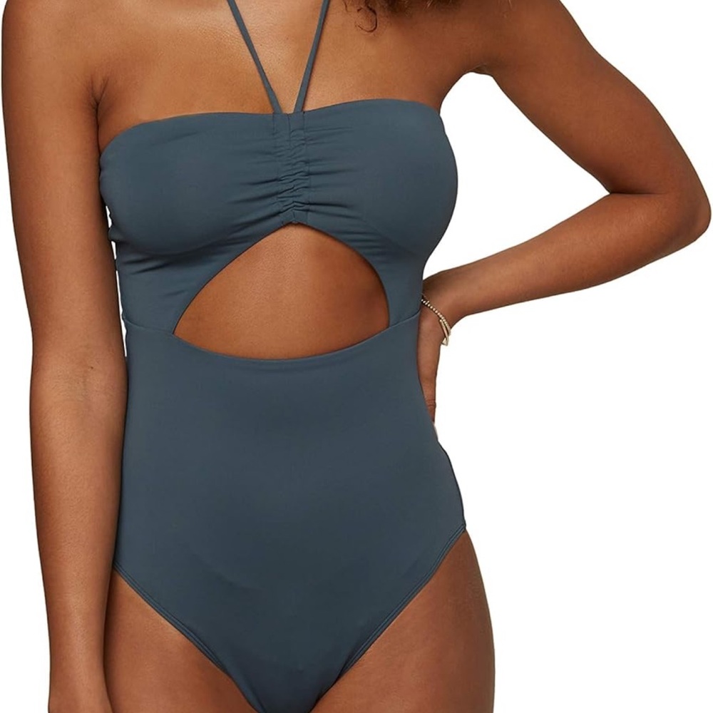 O’Neil blue one piece bathing suit